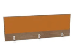 opzetpaneel,v. bureau,aanbouw achter,B 1600mm,NT-cherry,BN3005-geel