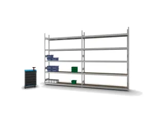 breedvakstelling,grondveld,HxBxD 3000x2320x435mm,vakl. 350kg - 3