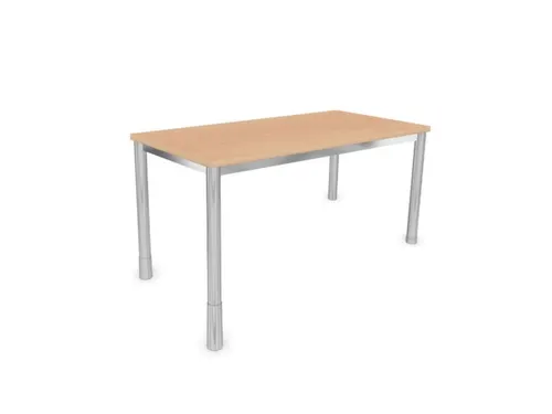 In hoogte verstelbaar bureau,HxBxD 720-840x1200x600mm,NE-esdoorn