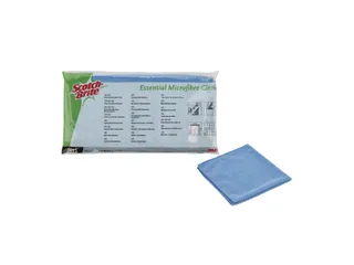 Microvezeldoek Scotch-Brite Essential 360x360mm blauw 10 stuks - 8