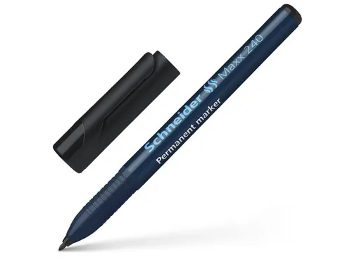 Permanent marker Schneider Maxx 240 rond 1-2mm zwart