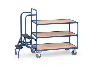 Orderverzamelwagens 2106 250kg 1000x600mm 2 Etages Hout - 1
