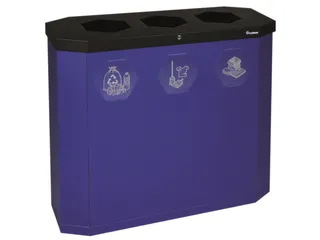 afvalverzamelstation,3x45l,HxBxD 830x950x355mm,3opening(en) - 1