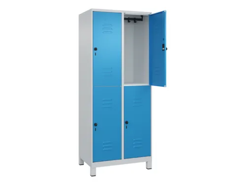 dubbeldekse locker,HxBxD 1950x800x500mm,2x2vak.,vak B 400mm
