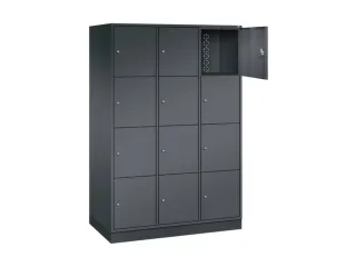 grootvolume-lockersysteem,HxBxD 1950x1220x600mm,3x4vakken,cil.-slot - 1