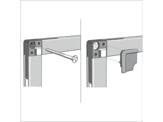 Whiteboard Emaille Nobo 90x120cm Emaille Staal - 4