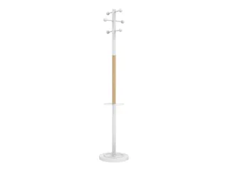 Kapstok Unilux Access staand hout wit - 1