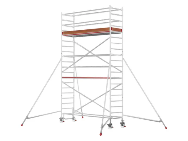 échafaudage roulant,portée H 6,4m,échafaudage H 5,64m