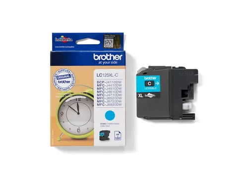 Inktcartridge Brother LC-125XLC blauw HC