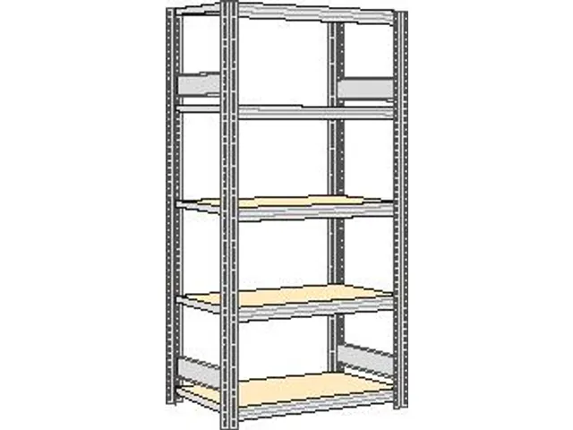 magazijnstelling,grondveld,HxBxD 2000x1061x426mm,vakl. 250kg