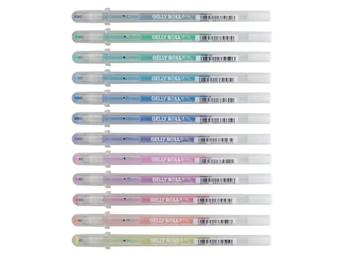 Gelschrijver Sakura Gelly Roll Stardust set à 12 kleuren