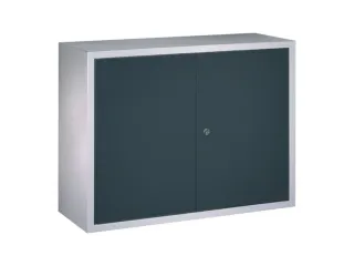 Hangkast 600x800x300mm 1 Verstelbaar Legbord Ral 7035 Front Ral 7016 - 1