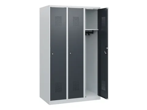 schoollocker,HxBxD 1530x900x500mm,3vak,vak B 300mm,cil.-slot