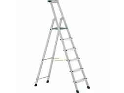 veiligheidsladder,eenzijdig,6treden m. R13-laag,stand H 1,59m