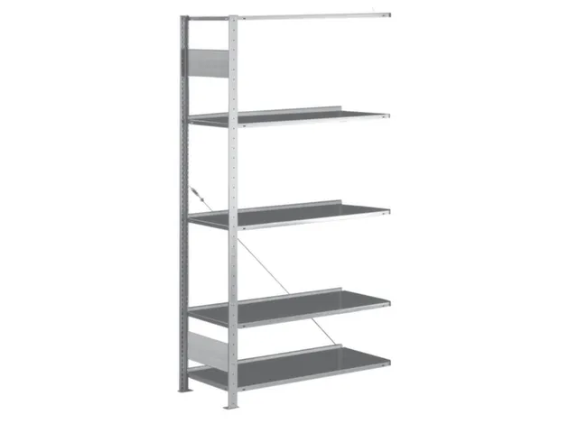 Inhaakstelling Aanslagrand Aanbouwveld 2000x1000x300mm 5legborden