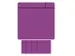 Magneet scrum 75x75mm paars 5 stuks
