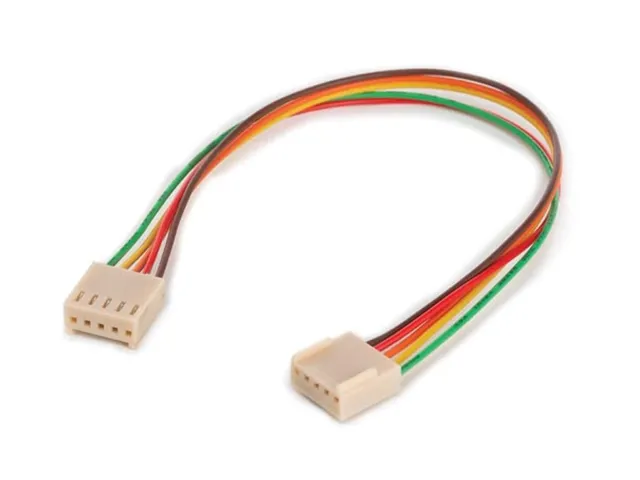 Printconnector, 2 x Vrouwelijk 5-Polig 2.54cm + 20cm - Met Schroefdr