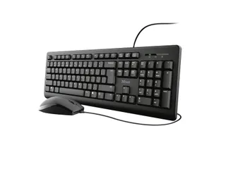 Toetsenbord Trust Primo + muis QWERTY zwart - 1