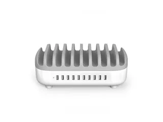 Compulocks 10PUSBDKS-EU, Vrijstaand, Wit, Contact, 2,4 A, 100 - 240 V, - 1
