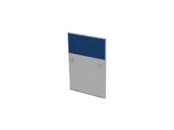 baliepaneel v. bureau aanbouw rechts MP-lichtgrijs BN6016-blauw 800mm