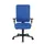 Bureaustoel,Synchroonmech.,M. Armleuningen,Zitting Stof Blauw