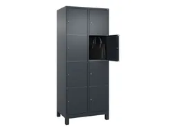 lockerkast HxBxD 1950x800x500mm 2x4vakken cil.-slot voeten