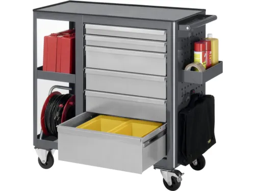 werkbank,HxBxD 950x960x450mm,metaalblad,draagverm. 450kg