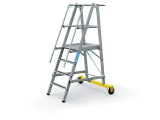 Platformladder Aluminium Bordes H X B X D 1000X 600X 630Mm 4Treden - 4