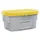 strooigoedbak,550l,HxBxD 748x1400x1070mm,PE,grijs,deksel geel