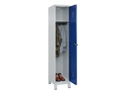 locker,HxBxD 1950x400x500mm,1vak,vak B 400mm,draaigrendel,voeten
