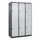 dubbeldekse locker,HxBxD 1850x1200x500mm,3x2vak.,vak B 400mm
