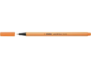 Fineliner STABILO point 88/054 neon oranje 0.4mm - 2