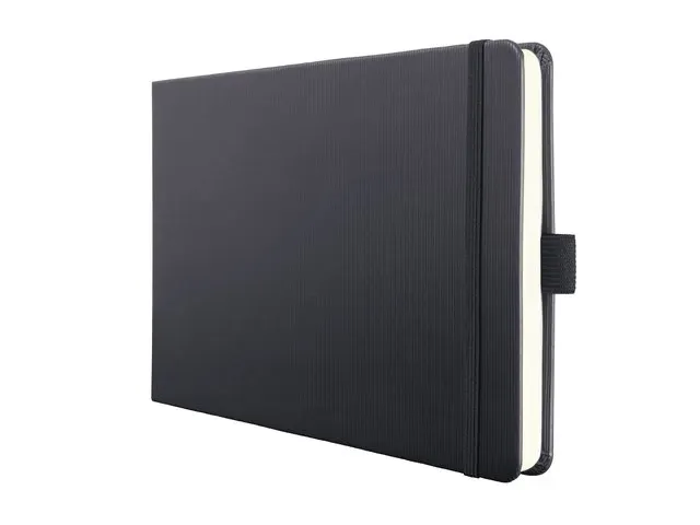 Carnet Conceptum A5, couverture souple noire, couverture rigide, 132 p