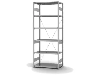 systeemstelling,grondveld,HxBxD 2500x1060x535mm,vakl. 330kg - 2