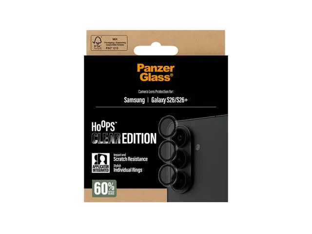 PanzerGlass Hoops Rings Samsung Galaxy S26 Camera Lens Protector Glas
