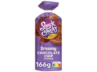 Rijstwafel Snack-a-Jacks chocololate chip pak 166 gram - 1