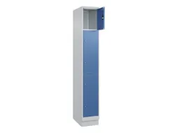 lockerkast,HxBxD 1950x300x500mm,1x5vakken,vak B 300mm,cil.-slot,sokkel