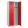 locker voor scheiding van kleding,HxBxD 1850x800x500mm,2vak
