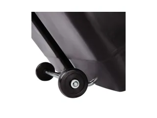 Slim Jim Step On container Front Step kunststof 90 liter Zwart - 3
