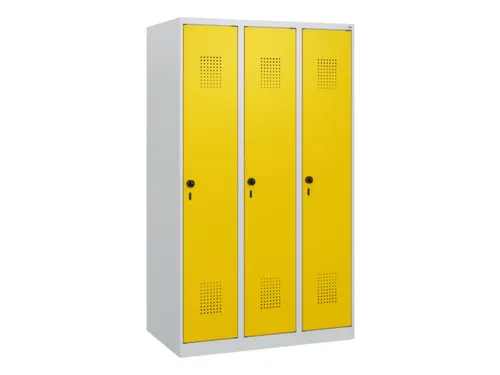 schoollocker,HxBxD 1530x900x500mm,3vak,vak B 300mm,draaigrendel