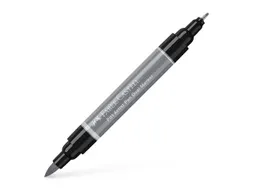 Tekenstift Faber-Castell Pitt Artist Pen duo marker 232 koudgrijs III