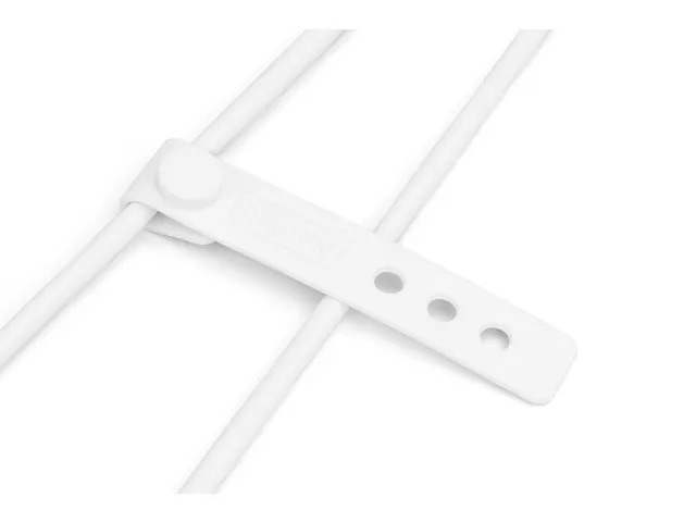 USB-C siliconen oplaadkabel USB-A USB-C 1m USB 2.0 60W wit