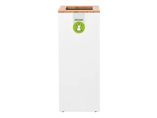 Afvalinzamelingsunit Lune Paxa Medium 34 Liter Wit Bamboe Groen - 1