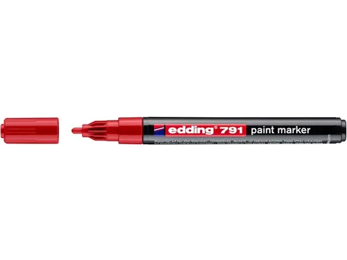 Paintmarker edding 791 op alcoholbasis 1-2mm rood