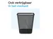 BRASQ Papierbak 12 liter Zwart Rond Set van 2 WBBRO2
