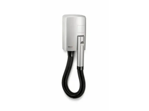 Wandhaardroger Rvs Look Met Slang, Hotello Silver