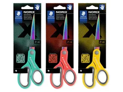 Schaar Staedtler Norix 21cm 3 kleuren assorti rechtshandig