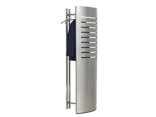 Staande Kapstok 1700x600x400mm Met Zichtscherm Incl. 6 Kledinghangers