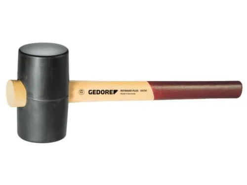 GEDORE 227 E-1 Rubberhamer met essenhouten steel,d 55mm