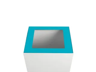 V-Part Top voor Modulaire Afvalbak 85 en 90 L Blauw - 2